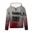 thumbnail image 3 of WXLWZYWL Funny Halloween Hoodies for Men Problem Ghost Halloween Sweatshirt for Men Graphic Letter Bloodstained Horror Hoodie Casual Long Sleeve Funny Shirts, 3 of 4