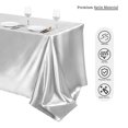 thumbnail image 6 of Yonrjhukm Glossy Satin Tablecloth for High-End Hotel Banquets, Weddings, Family Dinners, Restaurant Decoration, Outdoor Picnics, and Business Meetings, Elegant and Easy to Clean, 6 of 6