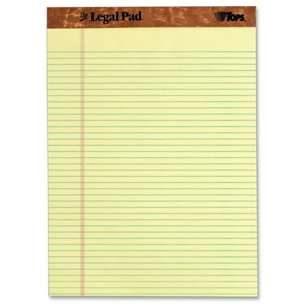tops narrow rule letter size perforated pads 50 sheets 16 lb