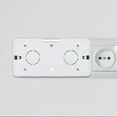 thumbnail image 1 of Raindrops Old Work Electrical Box Electrical Box White PVC For Electricians 1Pack, 1 of 8