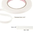 thumbnail image 2 of Uxcell 4 Rolls Wire Harness Cloth Tape 2/5"x164ft(10mmx50m) 0.2mm Thick Fabric High Adhesive Tearable Heat Resistant Tapes for Carpet Seaming Auto Cable Fixed, White, 2 of 7