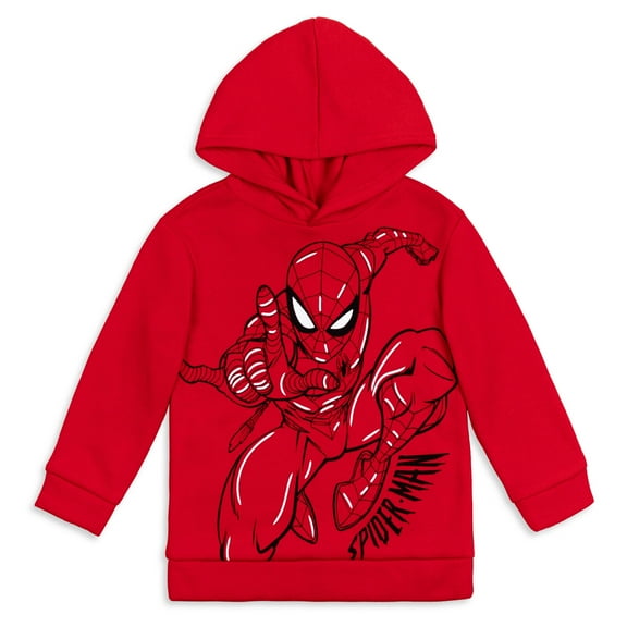 Marvel Spider-Man Toddler Boys Pullover Hoodie Toddler to Big Kid