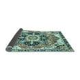 thumbnail image 2 of Ahgly Company Indoor Rectangle Abstract Light Blue Modern Area Rugs, 7' x 10', 2 of 4