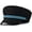 Blue Chain, variant on Black Newsboy Hats for Women with Colorful Chain Trendy Fiddler Sailor Cap Baker Boy Peaked Beret Hat