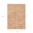 thumbnail image 3 of HomeRoots 598837 5 x 8 ft. Peach Washable Indoor & Outdoor Rectangle Area Rug, 3 of 5