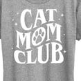 thumbnail image 3 of Instant Message - Cat Mom Club - Women's Short Sleeve Graphic T-Shirt, 3 of 6