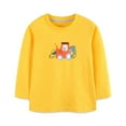 thumbnail image 1 of T-Shirts à Manches Longues pour Garçons, Col Rond, Automne, Hauts Décontractés, Chandails en Molleton Légers, Vêtements d'Automne 6 Ans, Jaune, 1 of 6