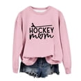 thumbnail image 4 of LINGLANG Hockey Mom Sweatshirt Ice Hockey Graphic Shirt Women Long Sleeve Crewneck Pullover Tops Sport Mama Game Day Sweatshirt, 4 of 4