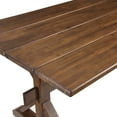 thumbnail image 5 of 71 Inch Dining Table, Walnut, Wood, Kitchen Cafe Bistro Hospitality Restaurant, Modern Contemporary HB35849, 5 of 10