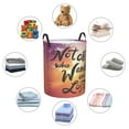 thumbnail image 6 of Gaeub Not All Who Wander Are Lost Dirty Clothes Storage Basket, Toy Storage Bin for Storing Clothing, Diapers, Toys - Small, 6 of 8