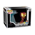 thumbnail image 5 of Avengers 2 Iron Man with Tower GITD Pop! Town, Not Mint, 5 of 6