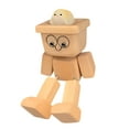 thumbnail image 5 of XIBUFE 2026 New Little Wooden Figure That Sways,Shaking Wooden Man Figurine,Creative Shaking Feet Car Dashboard Decorations,Wood Desktop Decoration,Handmade for Travel,Commutes&Home, 5 of 6