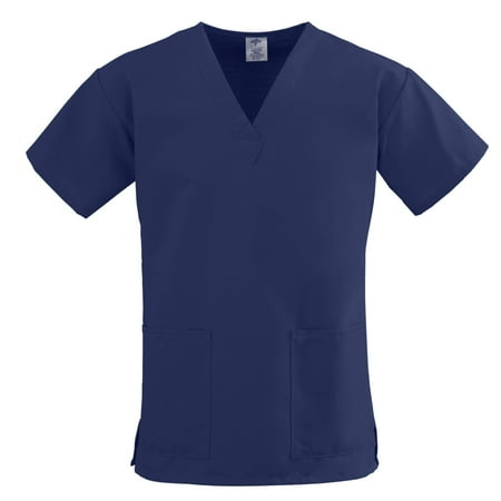 

Unisex ComfortEase Ladies V-Neck Two-Pocket Scrub Top
