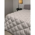 thumbnail image 2 of Urban Down Alternative Comforter, Modern Illustration of Dutch Style European Houses Buildings Busy Urban Life Sketch, Microfiber Quilt for All Season, 5 Sizes, Black White, by Ambesonne, 2 of 3