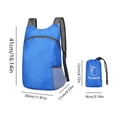 thumbnail image 2 of Fiudx Mochila Ligera, Bolsa de Viaje Compacta y Plegable, Mochila de Senderismo de Poliéster Resistente, Correas Ajustables para Mayor Comodidad, Ideal para Excursiones Al Aire Libre, Aventuras de Ca, 2 of 2