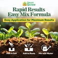 thumbnail image 3 of Organic Plant Food with Beneficial Microbes, Fast Acting Vegan Fertilizer for Vegetable Garden, Outdoor & Indoor Plant Fertilizer, Miracle Growth for Plants Concentrated Value 500GR Makes 120 gallons, 3 of 16