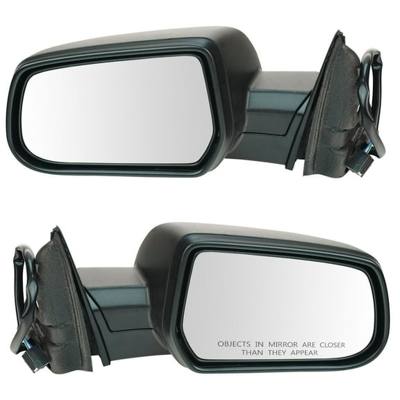 TRQ Power Textured Mirror LH Driver RH Passenger Side Pair for Chevy Equinox SUV MRA04682