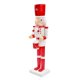 thumbnail image 3 of Cascanueces de madera de 9,84'' de alto, adorno decorativo para Navidad. sombrero rojo, 3 of 9