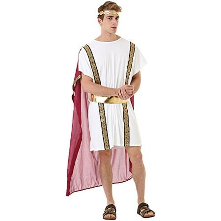 Boo! Inc. Roman Emperor Men's Halloween Costume Julius Caesar & Greek Toga King