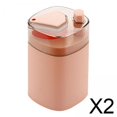 thumbnail image 1 of 2x Palillero Compacto Para Guardar Palillos De Dientes, Caja De Plástico Para El Hogar, Hotel, Oficina, Color Rosa, 1 of 8