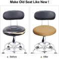thumbnail image 3 of Round Bar Stool Covers Washable Stool Cushion Slipcover Elastic Bar Chair Covers for 14-17 Inch Chair (Camel Color, 4), 3 of 7