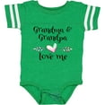 thumbnail image 3 of Inktastic Grandma and Grandpa Love Me Heart Grandchild Boys or Girls Baby Bodysuit, 3 of 5