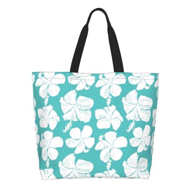 Balery Vintage Floral Bolsa Tote Estilo Estético con Cremalleras, Bolsa de Hombro, Bolsa de Compras Grande y Plegable