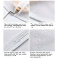 thumbnail image 5 of Hanging Garment Bag Lightweight Clear Full Suit Bags Moth-Proof Breathable Dust Cover for Closet Clothes Storage, 5 of 8