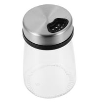 Spice Jar Spices Container with Adjustable Pour Holes，Cheese Shaker Bottle Kitchen Supply Storage Seasoning 5.3oz