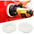 thumbnail image 5 of 6pcs 7-8" Microfiber Car Polishing Waxing Bonnet Buffing Pads Cover White, 5 of 6