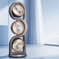 thumbnail image 5 of Triple Head Air Circulator Fan - with LED Night Light, 360° Oscillating Quiet Fan with 3 Speed Settings, Portable for Bedroom, Desk & Small Spaces, 5 of 7