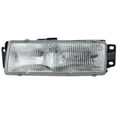 thumbnail image 2 of For Oldsmobile Cutlass Ciera 1990-1996 Headlight Assembly Driver Side | Clear Lens | Composite | Chrome Housing | Replacement For GM2502145 | 16520813, 2 of 7