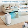 thumbnail image 7 of Portable Air Conditioner 10000 BTU,3-in-1 Cooling,Dehumidifier&Fan,Ultra Quiet,Energy Efficient,Remote, 7 of 7