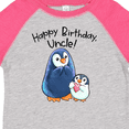 thumbnail image 4 of Inktastic Happy Birthday, Uncle- Cute Penguins Boys or Girls Toddler T-Shirt, 4 of 5