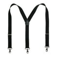 thumbnail image 1 of CTM®  Elastic Solid Color Suspender with Metal Swivel Hook Clip End (Men's), 1 of 1