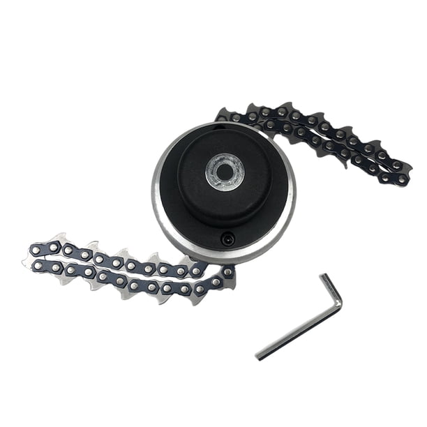 Universal Grass Trimmer Garden Sieto Cabeza Máquina Hardware Césped Cadena Cabeza Cabeza de Jardinería Equipo de jardinería Accesorios de herramientas de corte negro seitruly TO001198-01