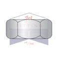 thumbnail image 2 of 1/4-20 Finished Hex Nuts | Double Chamfered | 18-8 Stainless Steel (Quantity: 5000), 2 of 3