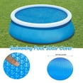 thumbnail image 5 of IMossad 10' UV Resistant Blue Round Pool Cover for Above-Ground Pools, 5 of 7