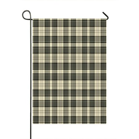 ECZJNT Plaid Pattern Outdoor Flag Home Party Garden Decor 28x40 Inch