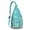 Greenish-blue-46, variant on 4-Pockets Cross Body Bags for Woman Men,Cute Sea Life Sling Bag Chest Bag with Adjustable Strap Women's Crossbody Bags for Outdoors Hiking Traveling