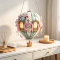 thumbnail image 5 of Acrylic Hot Air Balloon Hanging Ornament Window Wall Decor 2D Acrylic Suncatcher Light Reflecting Decorative Pendant for Wedding Party Room Garden Home Decoration Gift, 5 of 5