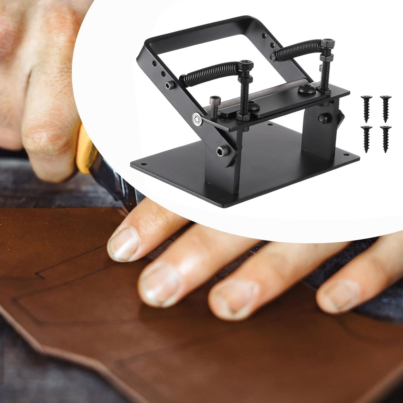 GUOOL 1 Manual Peeling Machine, Trimming Tool, Cutting Device, Slicing Tool, Stainless Steel, Adjustable Function, Suitable for Leather Crafts And Manufactu Style A