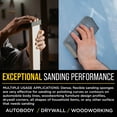 thumbnail image 6 of Dura-Gold 60 Grit 4-Sided Hand Sanding Block Sponges with Angled Edge, Box of 6 - Performance Flex 3.9" x 2.75" x 1" Wet or Dry Flexible Sandpaper Abrasive Pads - Wood, Drywall, Metal Auto Paint, 6 of 6