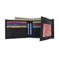 thumbnail image 3 of Mens Bifold Flap Out ID Windows Genuine Leather Wallet 1192, 3 of 35