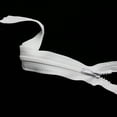 thumbnail image 4 of HAHDAXIA 2PCS #5 32 Inch Separating Jacket Zippers for Sewing Coats Jacket Zipper White Molded Plastic Zippers Bulk (32" 2pc), 4 of 5
