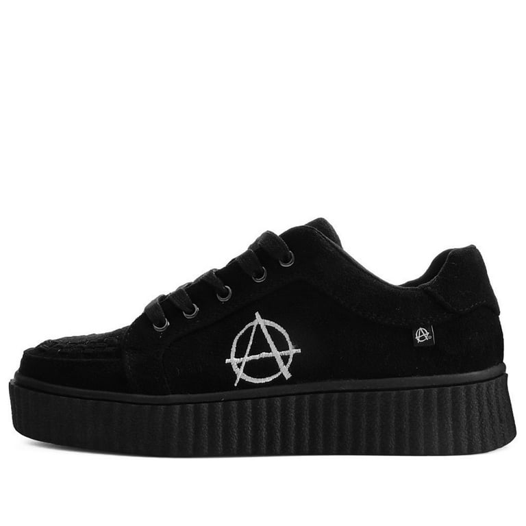 Black & White Anarchic Creeper - US: Mens 4 / Womens 6 / Black