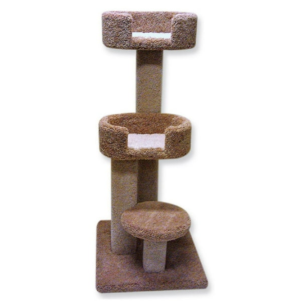 Beatrise 48 in. Kitty Cuddle Cat Tower