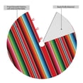 thumbnail image 6 of Cauagu 48" Christmas Tree Skirt Mexican Serape Blanket Stripes Pattern Christmas Tree Decorations Tree Mat for Xmas Decorations Occasion Holiday Home Decor -48", 6 of 7