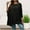 01 Black, variant on Plus Size Womens Clothing Soft Lightweight Poncho Shawl Sleeved Travel Sweater for Spring Fall Winter