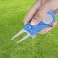 thumbnail image 4 of Herramienta portátil para reparar hoyos de golf, tenedor plegable para pelotas, accesorio para practicar golf., 4 of 14